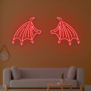 Bat Wings Neon Sign