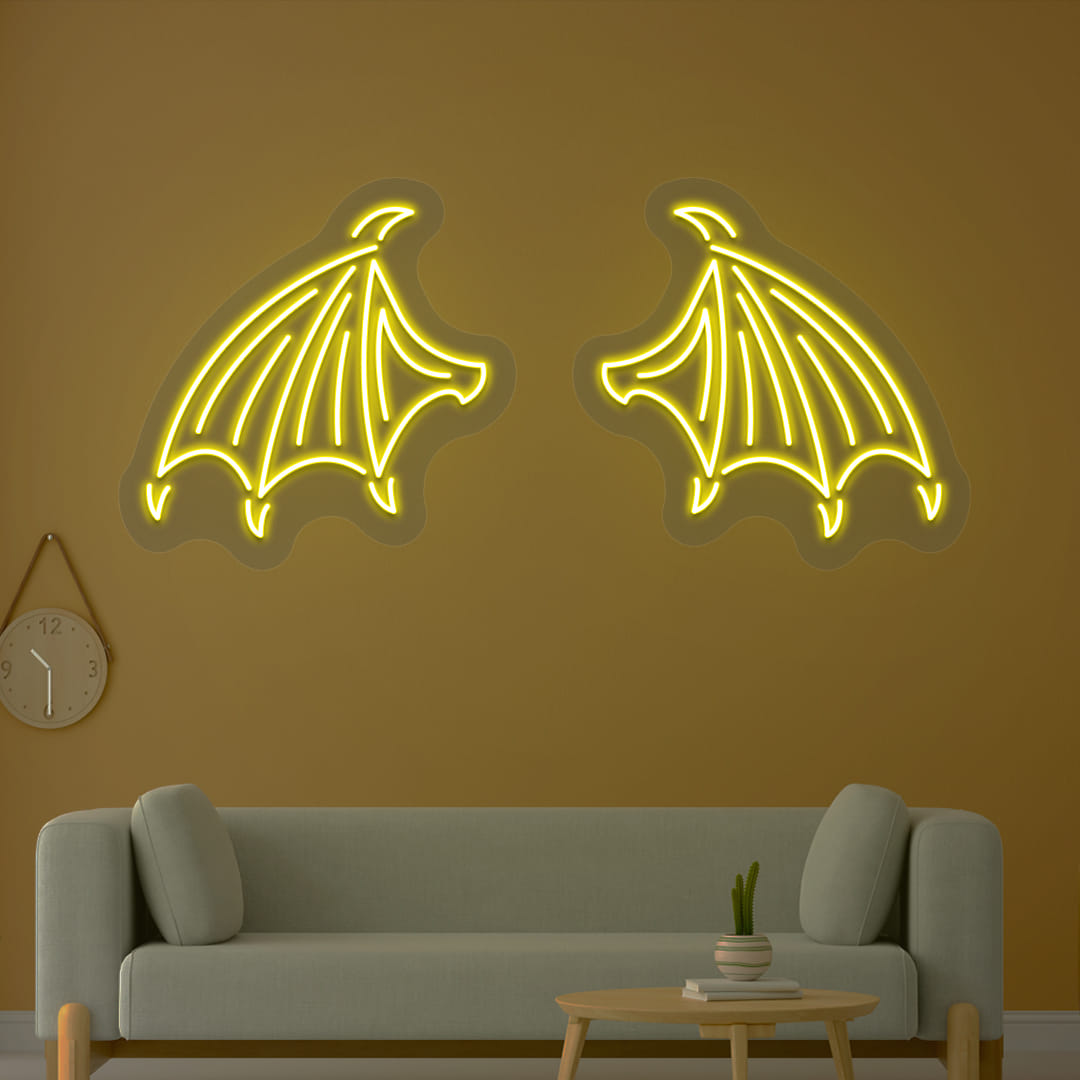 Bat Wings Neon Sign - Image 2