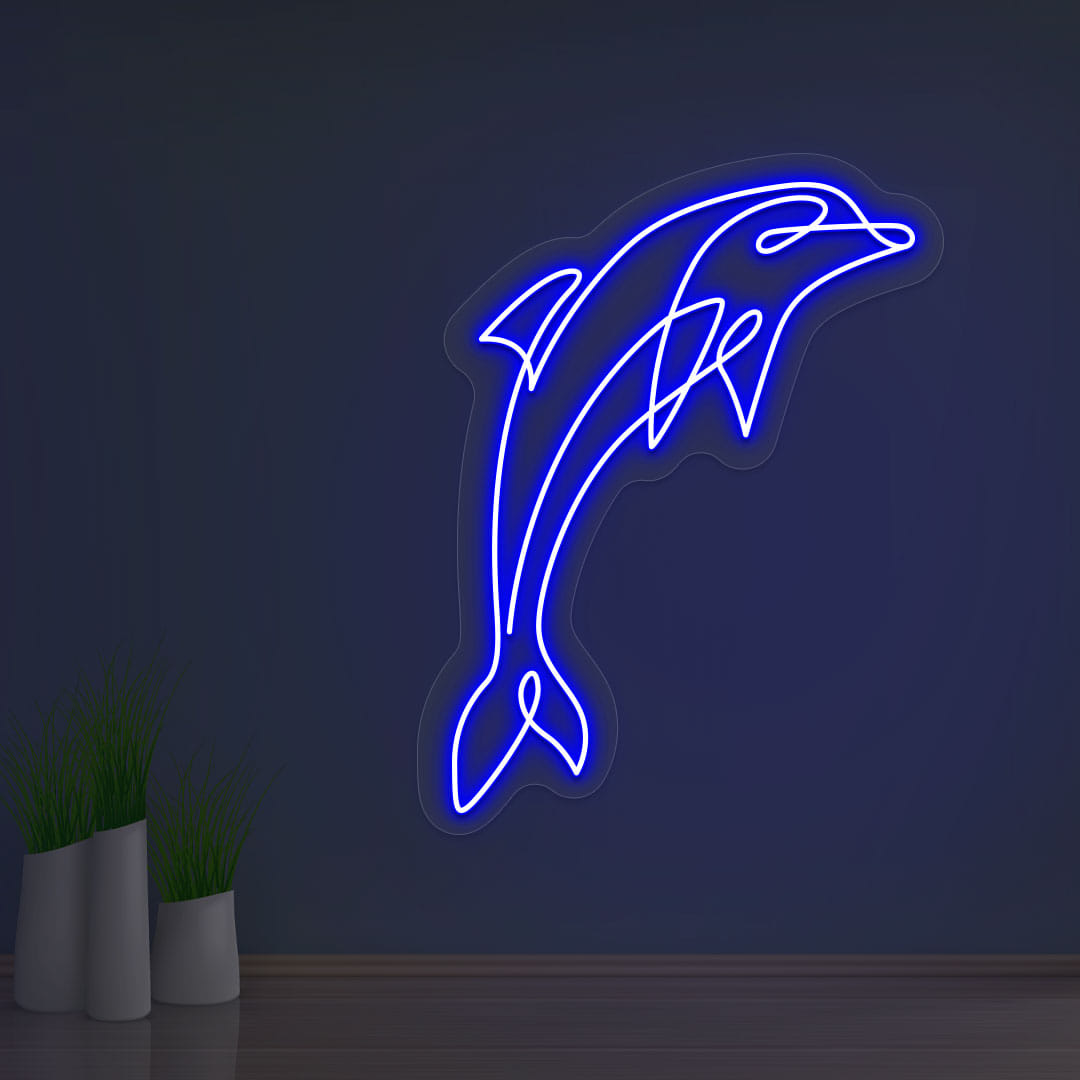 Dolphin Neon Sign
