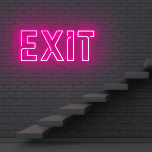 Exit Neon Sign LED Light
