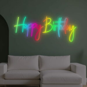 Happy Birthday LED Sign