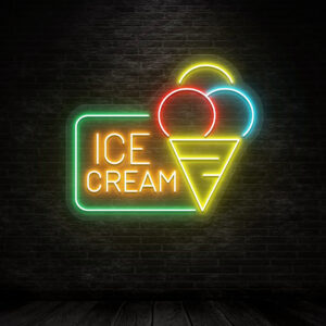 Ice Cream Neon Sign