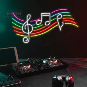 Music Note Neon Sign