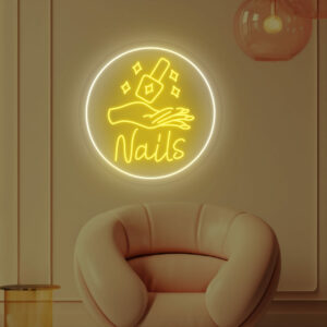 Nails Art Neon Sign