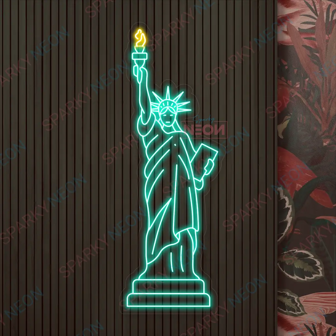 Statue of Liberty Neon Sign