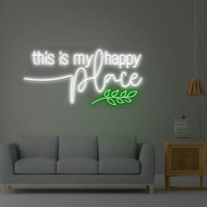 This is my Happy Place Neon Light