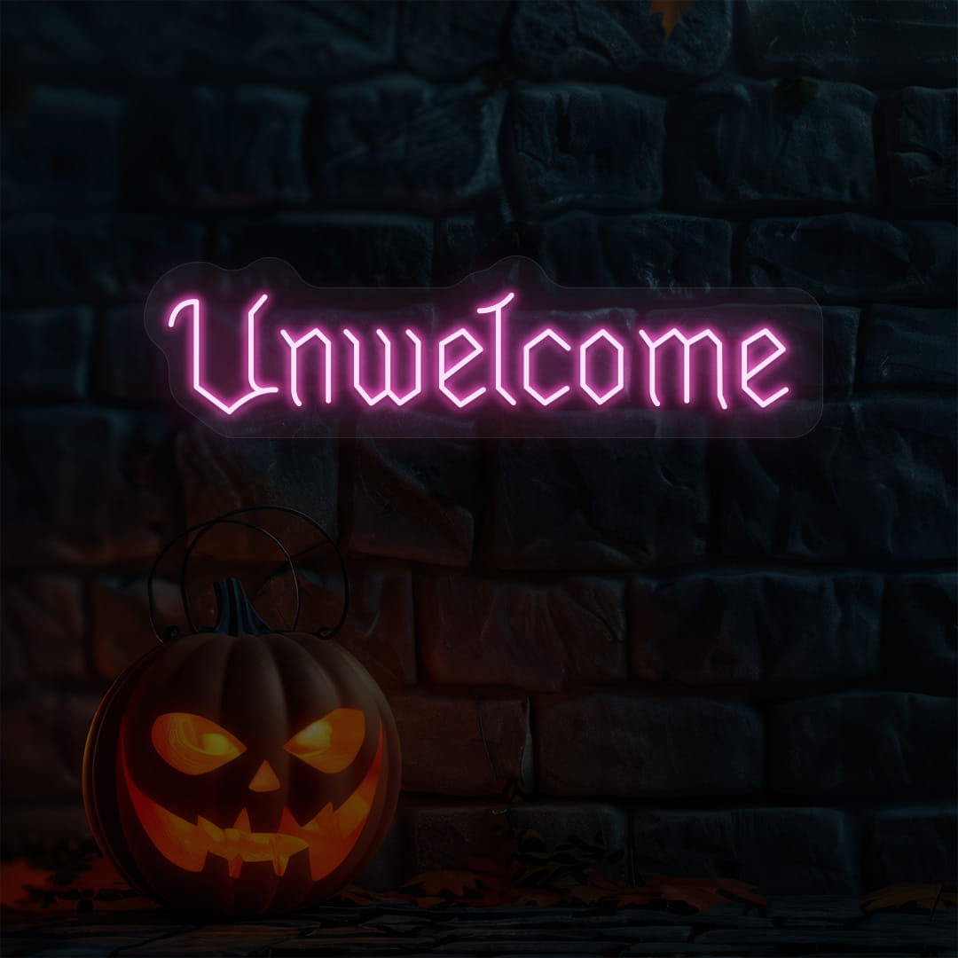 Unwelcome pink color