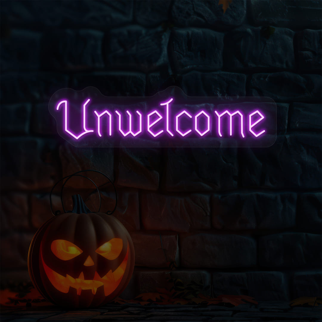 Unwelcome purple color