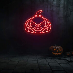 spooky pumpkin-red